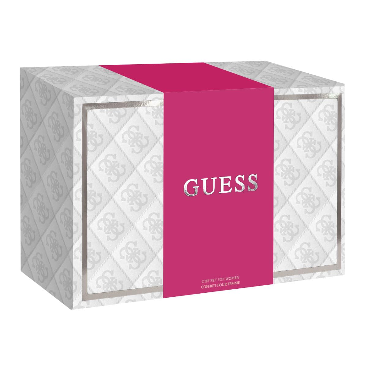 Guess 2.5oz EDP Spray, 0.5oz EDP Spray, 3.4oz Body Lotion, Pouch Women 4 Pc Gift Set