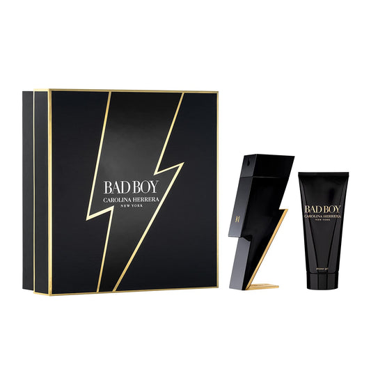 Bad Boy by Carolina Herrera for Men 2 Piece Set Includes: 3.4 oz Eau de Toilette Spray + 3.4 oz Shower Gel